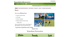 Desktop Screenshot of kinestheticrestoration.com